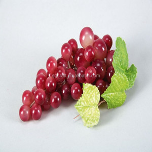 Sanqi artisanat réaliste fantaisie <span class=keywords><strong>Faux</strong></span> <span class=keywords><strong>Faux</strong></span> <span class=keywords><strong>Fruits</strong></span> artificielle raisin tas / Cluster pour la fête de mariage maison décoration - Product Image 1