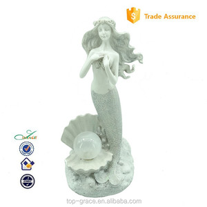 Mermaida forma, Resina mermaida porta vasos de vela - Product Image 1