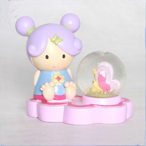 45mm Belle <span class=keywords><strong>Ange</strong></span> Décoration Globe De Neige Pour Enfants - Product Image 1