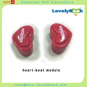 Jouet en peluche ou poupée de bébé, <span class=keywords><strong>Module</strong></span> de son d'enregistrement, boîte de battements de cœur, à bas prix, OEM, - Product Image 3