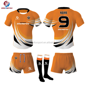 Rugby football team wear migliore qualità forte rugby league <span class=keywords><strong>pantaloncini</strong></span>, sublimata polo di rugby jersey con all'ingrosso - Product Image 1