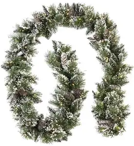 Christmas Garland Decoration Festival Wholesale Hanging Outdoor Christmas Tree Ornament Wreath