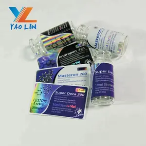 Wholesale Custom 10Ml Hologram Vial Label Printer