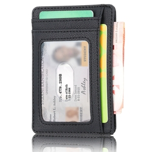 Vintage Men's Anti-Magnetic PU Leather <strong>Card</strong> Holder <strong>Wallet</strong> with RFID Bank <strong>Card</strong> <strong>Protection</strong> Case - Product Image 2