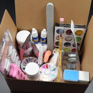 24 Pcs Professionnel Acrylique Paillettes Couleur Poudre Français Nail Art <span class=keywords><strong>Deco</strong></span> Tips Set - Product Image 5
