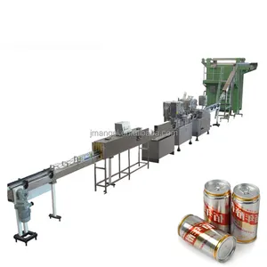 China Aluminum Canned Beverage Manufacturing Equipment/Aluminum Can Filler Seamer