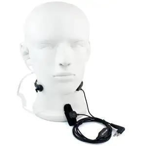 Cheap radio Headset Air Tube Earpiece M1 2Pin Throat Mic for Motorola GP88/300 GP2000 P040 XTN446 CLS1110 AXV5100