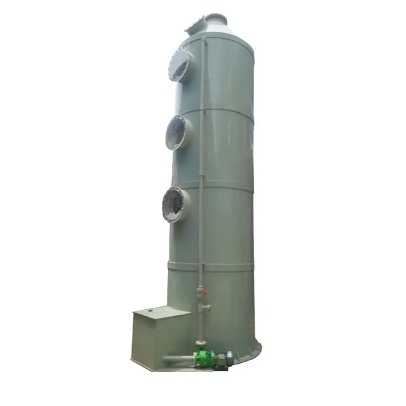 FRP flue duct chimney FRP desulfurization tower within concrete chimney or steel structure