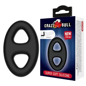 Delay Cock Ring Stimulation Penis Ring Super Stretchy with Dual Holes for Penis Male Sex Toy