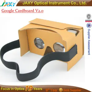 구글 골판지 V2.0 VR 헤드셋 키트, 렌즈 및 가상 현실 headstrap