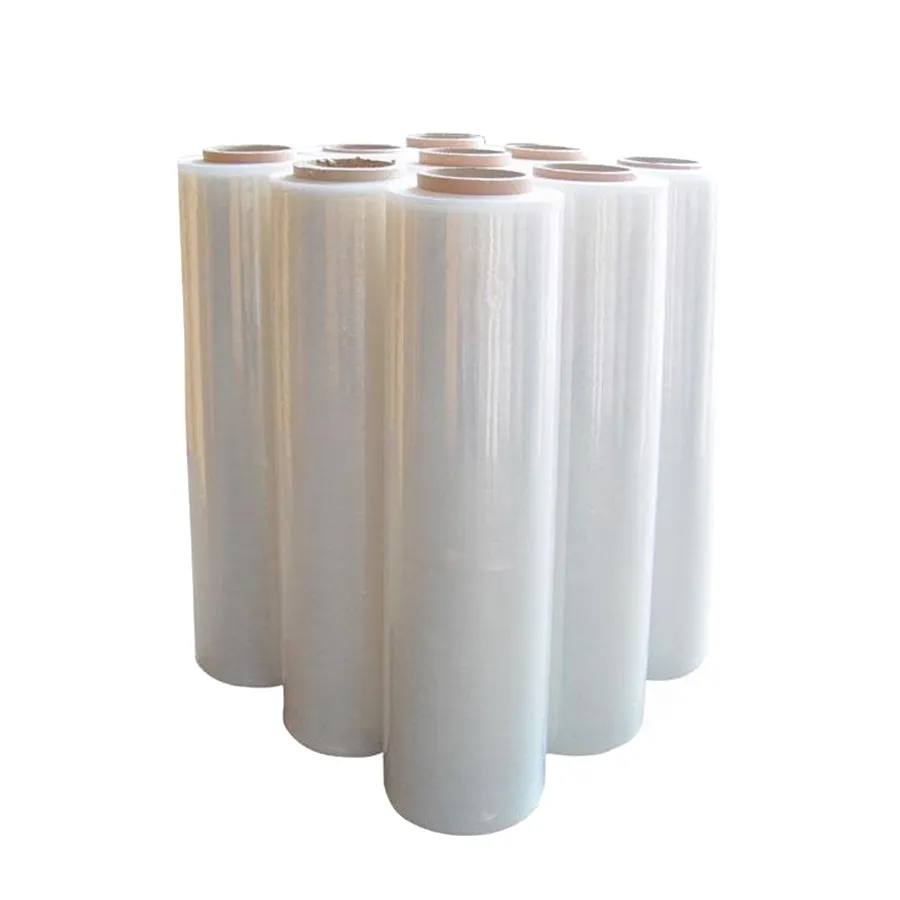 23mic clear bale wrap plastic prices stretch foil handwrap film