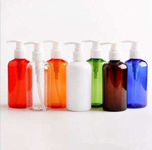 220ml Empty <strong>Refillable</strong> PET Plastic <strong>Shampoo</strong> <strong>Bottle</strong> with Lotion Pump Dispenser Screen Printing 100pcs MOQ - Product Image 6