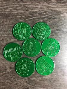 Pièces de monnaie en alliage d'aluminium personnalisées bon marché, pièces de monnaie anciennes en métal coloré - Product Image 2