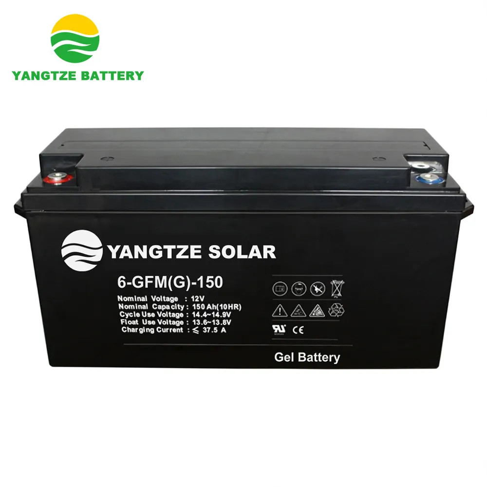 Bateria solar de 2000 + cilindros 12v 150ah gel