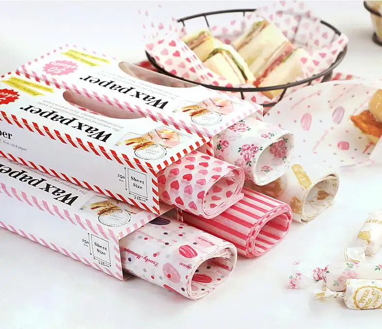 Food-grade gebakken cake sandwich biscuit inpakpapier