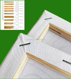 <span class=keywords><strong>Toile</strong></span> de peinture Joyart 16x20' en coton naturel pré-<span class=keywords><strong>tendue</strong></span> et serrée - Product Image 5