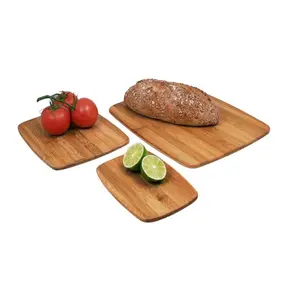 Wood Kitchen Board Oempromo Home Kitchen Custom Personalized Chopping Serving Plate Natural Bamboo Wood Cutting Board