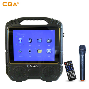 Sistema de Música CQA DJ, <span class=keywords><strong>Altavoz</strong></span> <span class=keywords><strong>Karaoke</strong></span>, <span class=keywords><strong>Altavoz</strong></span> Portátil para Fiestas de 4 Pulgadas con Pantalla LED y Soporte de Tipo Trípode - Product Image 3