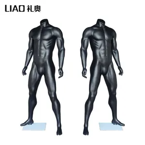 Maniquí deportivo masculino muscular sin cara de alta calidad para hombres, modelo ficticio de cuerpo completo a la venta