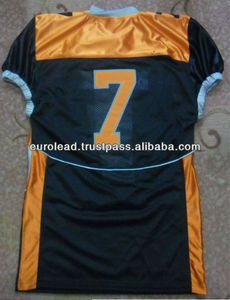 Ensemble d'uniformes de football américain 100 % neuf, style haut de gamme, en tissu durable, avec broderie en twill. - Product Image 3