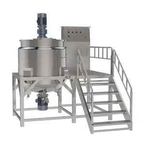 Mixer Cairan Emulfier 200L, Mixer Max Kunci Motor Pelatihan Daya Makanan Kosmetik Tanaman Mixer Cair