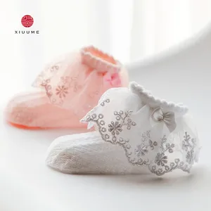 Gros bébé chaussettes cadeau ensemble dentelle bowknot filles mignon coréenne enfants chaussettes