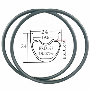 MTB17 Peso Leggero A Buon Mercato Cinese In Fibra di Carbonio <span class=keywords><strong>26</strong></span> Pollici Cerchio di Bicicletta 220g Tubeless Cerchio MTB In Carbonio Freno A Disco <span class=keywords><strong>26</strong></span> ''<span class=keywords><strong>Bici</strong></span> Cerchio In Carbonio - Product Image 1