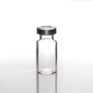 10ml di Vetro Borosilicato Ambra 20 millimetri Crimp top tappo in alluminio PTFE butilica Setti Liner In Silicone Cromatografia spazio di testa Fiala - Product Image 4