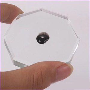مسمار الفن شفافة الزجاج الطلاء الصباغ خلط ملعقة لوحة مانيكير مسمار أداة فنية صفيحة الظفر - Product Image 6