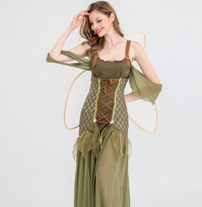 <span class=keywords><strong>Disfraz</strong></span> de Hada de las Flores para Adultos, <span class=keywords><strong>Disfraz</strong></span> de <span class=keywords><strong>Duende</strong></span> Mágico de Halloween - Product Image 2
