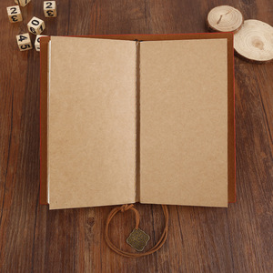 Wholesale <strong>Refillable</strong> <strong>Leather</strong> Travelers Journals Diary Notepad <strong>Notebook</strong> A6 A5 <strong>Leather</strong> Journal With Logo Custom - Product Image 6