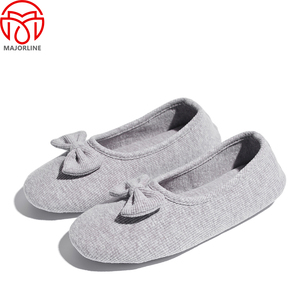 OEM personalizzato Logo interno <span class=keywords><strong>casa</strong></span> Unisex pantofole TPR suola in gomma inverno <span class=keywords><strong>casa</strong></span> pantofola piatta scarpetta ballerina pantofole di peluche <span class=keywords><strong>per</strong></span> le donne - Product Image 3