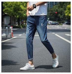 Pantalones <span class=keywords><strong>vaqueros</strong></span> ajustados con logo popular de verano para <span class=keywords><strong>hombre</strong></span> - Product Image 2