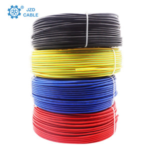 מכירה לוהטת חוטי חשמל 1.5mm 2.5mm 4mm 6mm יחיד ליבת כבל pvc חוט חשמלי נחושת חוט - Product Image 6