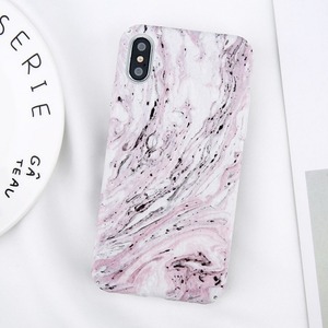 Slim mármol Piedra Rosa flor hoja patrón pintado hard PC teléfono caso para <span class=keywords><strong>el</strong></span> iPhone x 8 8 más 7 7 más 6 6 S se - Product Image 5