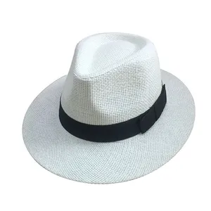 High Quality Summer Paper Straw Hat Men And Women Big Wide Brim Panama Straw Hat