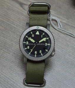 <span class=keywords><strong>Orologio</strong></span> Subacqueo Meccanico Automatico in <span class=keywords><strong>Titanio</strong></span> con Quadrante Luminoso, Vetro Zaffiro e Cinturino in Nylon per Uomo - Product Image 4