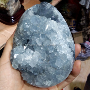 หยาบธรรมชาติดิบcelestiteควอตซ์คริสตัลg eodeหินตัวอย่างขายส่ง - Product Image 2