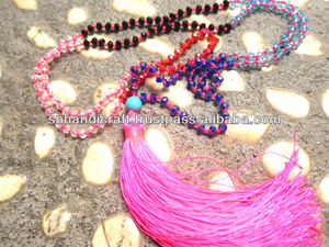 ศิลปะแห่งสร้อยคอพู่ยาวทำมือ - พู่หลากสี - Product Image 1