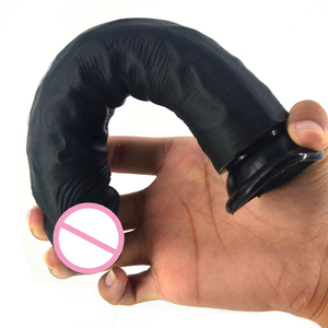 FAAK 24 cm Realistischer Männlicher Doppelhärte-<span class=keywords><strong>Dildo</strong></span> in Schwarz mit Faak <span class=keywords><strong>Dildo</strong></span>-Hose Faak Silikon-Dildos Orgasmus-Spielzeug - Product Image 5