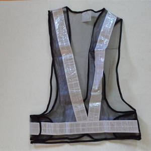 Black Security PVC Mesh Vest for Sale - Product Image 2