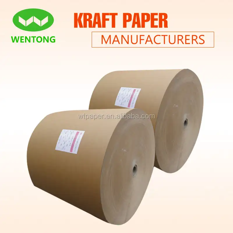 Molinos de papel kraft marrón en China