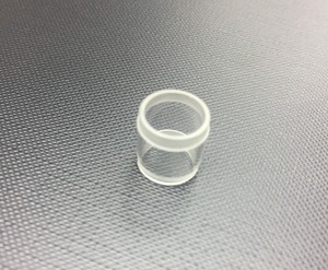 Piezas de componentes electrónicos de lentes convexas personalizables OEM con lentes de alta visibilidad de tubo de zafiro circular para electrónica - Product Image 2