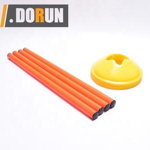 Juego de cono de agilidad canina portátil, 6 conos de ejercicio con 3 varillas de agilidad - Product Image 2