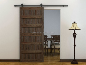 Herrajes <span class=keywords><strong>para</strong></span> puerta corredera de Granero, estilo rústico, acero al carbono - Product Image 3