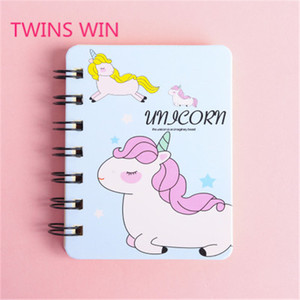 Promocional cuaderno espiral de dibujos animados lindo unicornio mini portátiles para estudiantes 1652 - Product Image 5