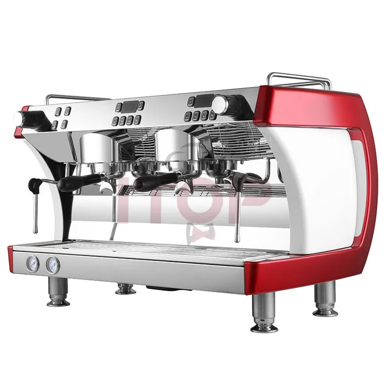 Machine à café expresso commerciale professionnelle Cafetière Cappuccino avec pompe à eau importée