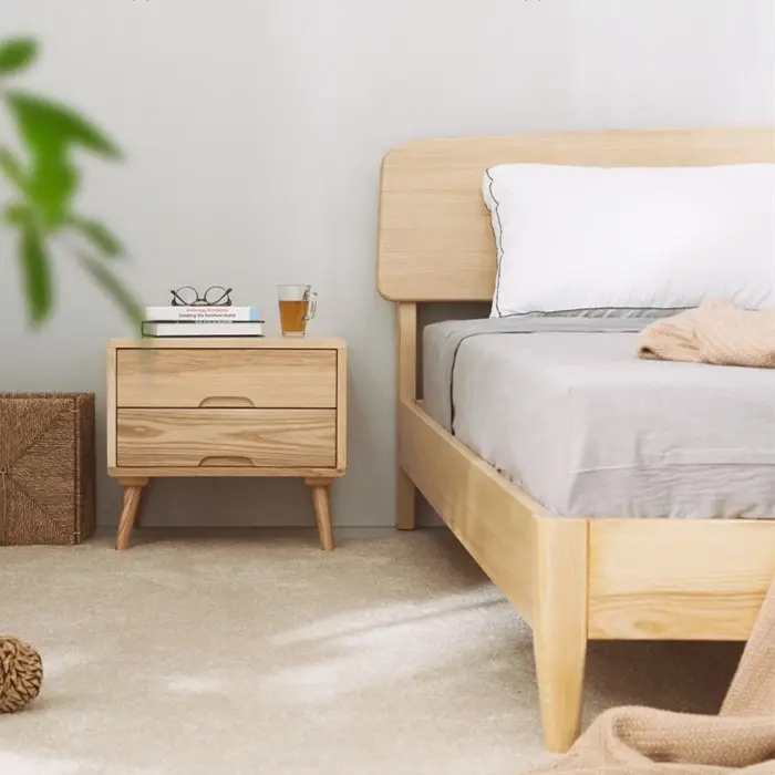 Perabotan Modern Fashion Kayu Furniture Kayu Mebel Tempat Tidur