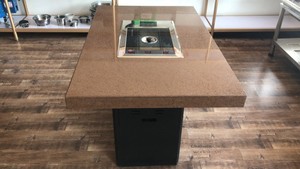 All'ingrosso su misura ristoranti coreani solido melamina <span class=keywords><strong>legno</strong></span> Hotpot BBQ tavolo <span class=keywords><strong>ristorante</strong></span> - Product Image 3
