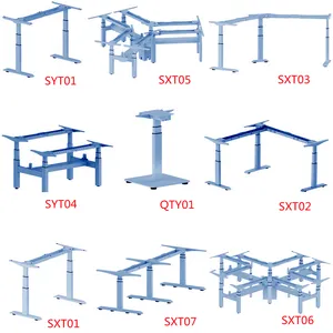 OTi Height Adjustable Office Furniture Wire Management for Standing Desks Modular Workspace Employee Well-being tables